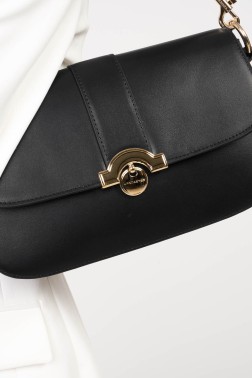 SAC BAGUETTE PARIS MÉDAILLE NOIR LANCASTER