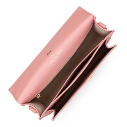 SAC TROTTEUR VIEUX ROSE (Sydney) LANCASTER X ZOÉ EN CUIR DE VACHETTE RECYCLÉ