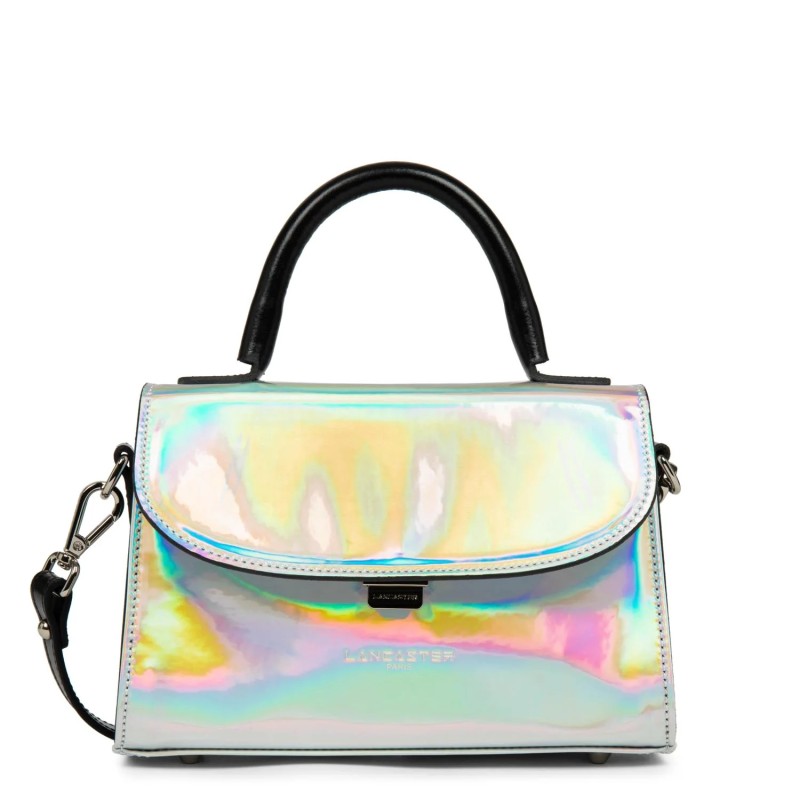 SAC À MAIN GLASS IRIO ARGENT LANCASTER SAC À MAIN GLASS IRIO ARGENT LANCASTER