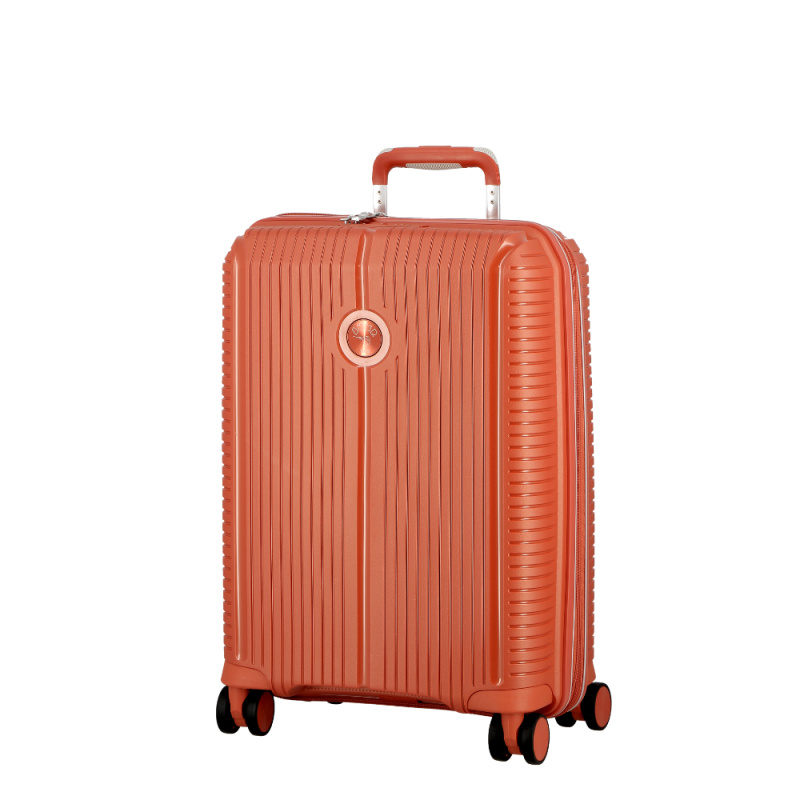 VALISE VERTICALE A ROULETTES CABINE SONDO 55 cm TERRACOTTA JUMP