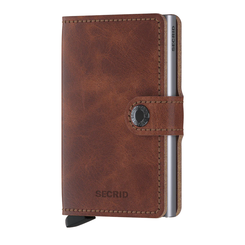 PORTE CARTES MINIWALLET SECRID BRUN VINTAGE