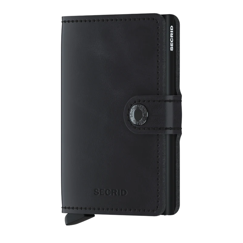 PORTE CARTES MINIWALLET SECRID NOIR VINTAGE