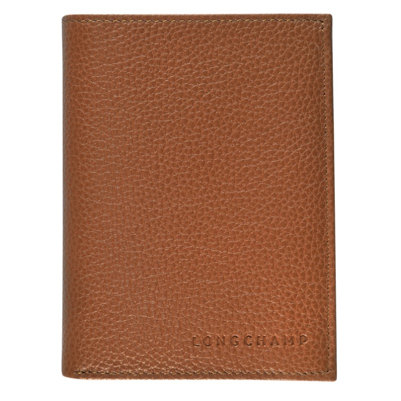LONGCHAMP LE FOULONNÉ PORTEFEUILLE VERTICAL ZIPPÉ EUROPÉEN CARAMEL LONGCHAMP LE FOULONNÉ PORTEFEUILLE VERTICAL ZIPPÉ EUROPÉEN CARAMEL