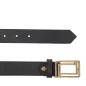 CEINTURE MIXTE DOUBLE L NOIR LANCEL CEINTURE MIXTE DOUBLE L NOIR LANCEL