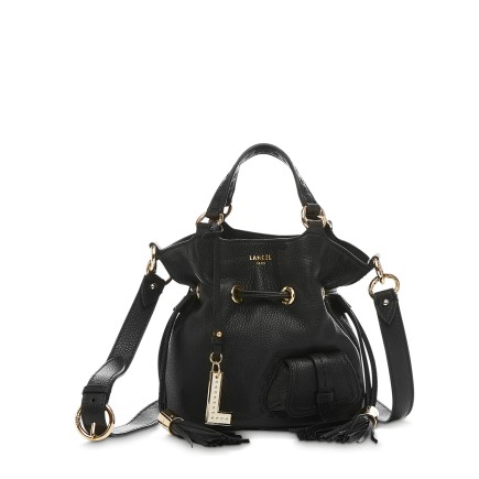 SAC SEAU S PREMIER FLIRT NOIR/DORÉ LANCEL