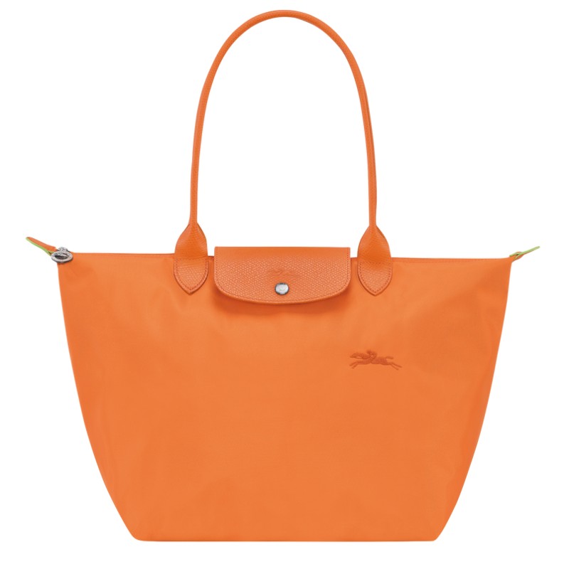 LONGCHAMP LE PLIAGE GREEN SAC CABAS L ORANGE