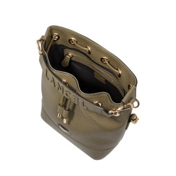 SAC SEAU S NINON KAKI FONCÉ LANCEL