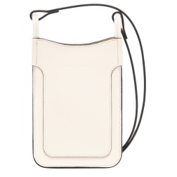 LONGCHAMP LE FOULONNÉ BOX ÉTUI TÉLÉPHONE ÉCRU