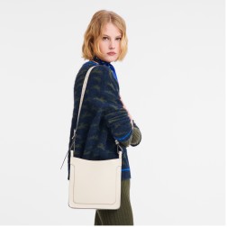LONGCHAMP LE FOULONNÉ BOX SAC PORTÉ ÉPAULE S ÉCRU
