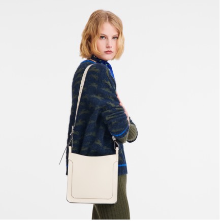 LONGCHAMP LE FOULONNÉ BOX SAC PORTÉ ÉPAULE S ÉCRU