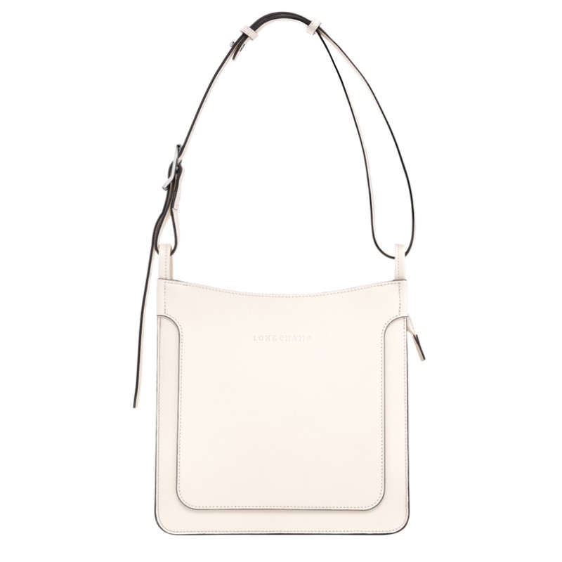 LONGCHAMP LE FOULONNÉ BOX SAC PORTÉ ÉPAULE S ÉCRU