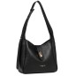 PETIT SAC SEAU TOP DOUBLE NOIR IN NUDE LANCASTER PETIT SAC SEAU TOP DOUBLE NOIR IN NUDE LANCASTER