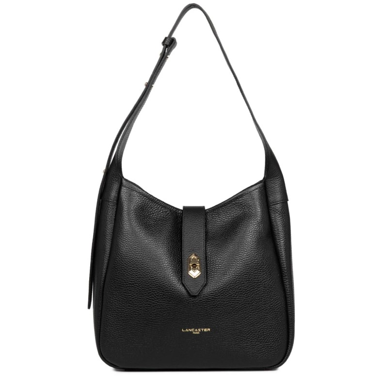 SAC SEAU TOP DOUBLE NOIR IN NUDE LANCASTER