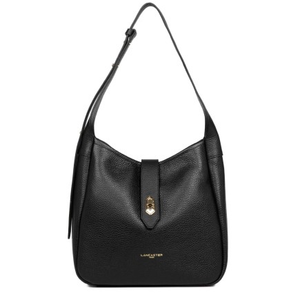SAC SEAU TOP DOUBLE NOIR IN NUDE LANCASTER