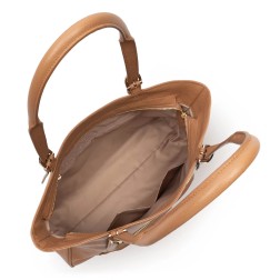 SAC CABAS ÉPAULE DUNE CAMEL LANCASTER