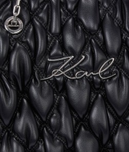SAC CABAS K/SIGNATURE KUILT NOIR KL