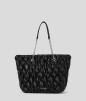 SAC CABAS K/SIGNATURE KUILT NOIR KL