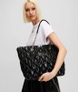 SAC CABAS K/SIGNATURE KUILT NOIR KL