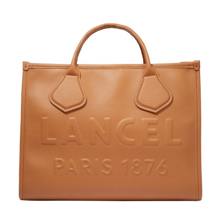 SAC CABAS ZIPPÉ M JOUR DE LANCEL CAMEL