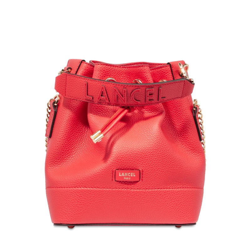 SAC SEAU S NINON ROUGE BAISER LANCEL SAC SEAU S NINON ROUGE BAISER LANCEL