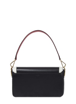 SAC À RABAT ANGÈLE DE LANCEL M MULTICO NOIR