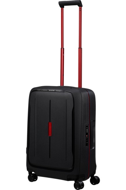 VALISE CABINE 4 ROUES 55CM ESSENS NOIR/ROUGE SAMSONITE