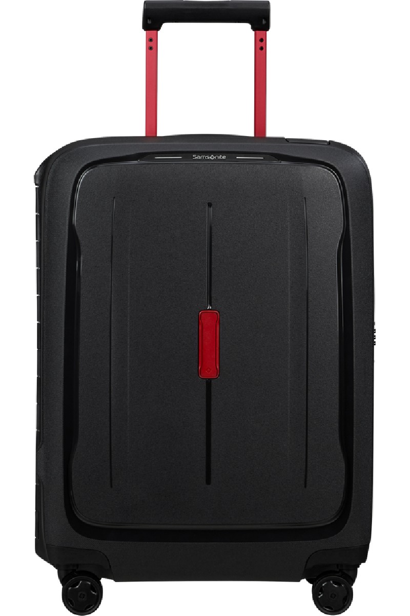 VALISE CABINE 4 ROUES 55CM ESSENS NOIR/ROUGE SAMSONITE