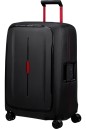 VALISE 4 ROUES 69CM ESSENS NOIR/ROUGE SAMSONITE