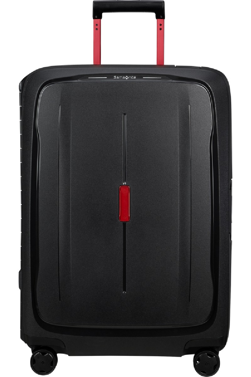 VALISE 4 ROUES 69CM ESSENS NOIR/ROUGE SAMSONITE