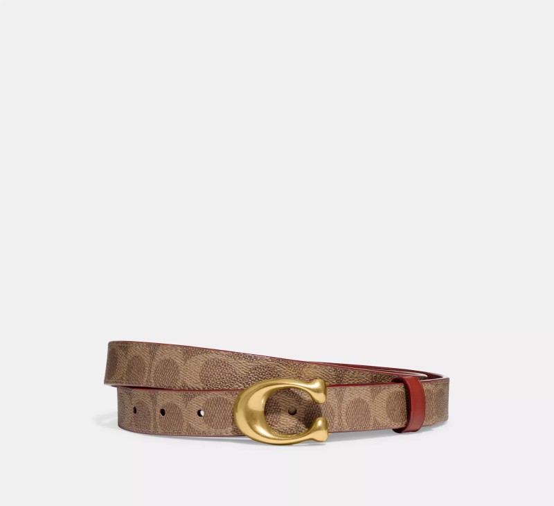 CEINTURE FEMME RÉVERSIBLE AJUSTABLE EN TOILE SIGNATURE COACH CEINTURE FEMME RÉVERSIBLE AJUSTABLE EN TOILE SIGNATURE COACH