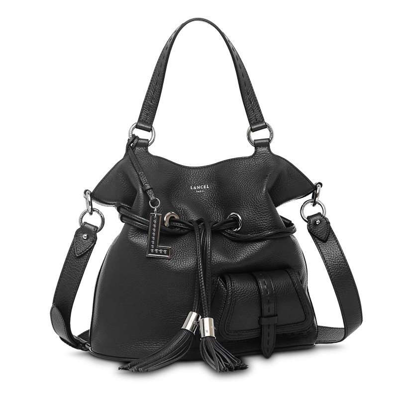 SAC SEAU M PREMIER FLIRT NOIR/NICKEL LANCEL SAC SEAU M PREMIER FLIRT NOIR/NICKEL LANCEL