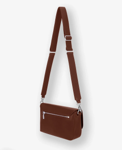 SAC PORTÉ CROISÉ CALISTA GRAND FORMAT FAUVE FOURÉS