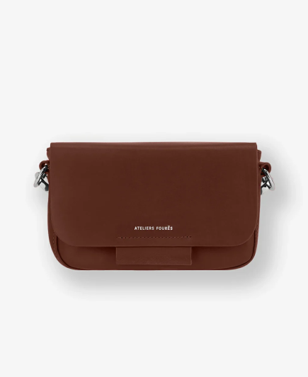 SAC PORTÉ CROISÉ CALISTA GRAND FORMAT FAUVE FOURÉS