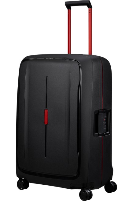 VALISE 4 ROUES 75CM ESSENS NOIR/ROUGE SAMSONITE