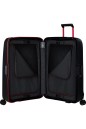 VALISE 4 ROUES 75CM ESSENS NOIR/ROUGE SAMSONITE