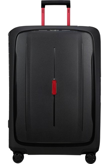 VALISE 4 ROUES 75CM ESSENS NOIR/ROUGE SAMSONITE