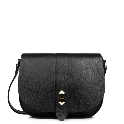 SAC BESACE TOP DOUBLE NOIR IN NUDE LANCASTER