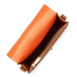 SAC BESACE TOP DOUBLE CAMEL IN ORANGE LANCASTER