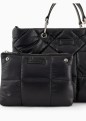 SAC CABAS MATELASSÉ NOIR MYEA BAG EMPORIO ARMANI