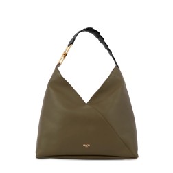 SAC HOBO PAGODE DE LANCEL KAKI FONCÉ/NOIR LANCEL