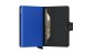 PORTE CARTES MINIWALLET MATTE NOIR & BLEU SECRID PORTE CARTES MINIWALLET MATTE NOIR & BLEU SECRID