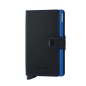 PORTE CARTES MINIWALLET MATTE NOIR & BLEU SECRID PORTE CARTES MINIWALLET MATTE NOIR & BLEU SECRID