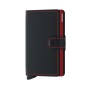 PORTE CARTES MINIWALLET MATTE NOIR/ROUGE SECRID PORTE CARTES MINIWALLET MATTE NOIR/ROUGE SECRID