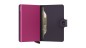 PORTE CARTES MINIWALLET MATTE VIOLET FONCÉ & FUCHSIA SECRID