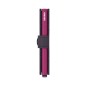 PORTE CARTES MINIWALLET MATTE VIOLET FONCÉ & FUCHSIA SECRID