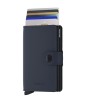 PORTE CARTES MINIWALLET MATTE BLEU NUIT & NOIR SECRID