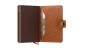 PORTE CARTES MINIWALLET SECRID EMBOSS LINES COGNAC