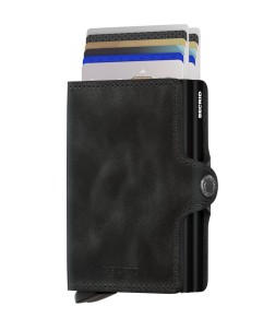 PORTE CARTES TWINWALLET VINTAGE NOIR SECRID