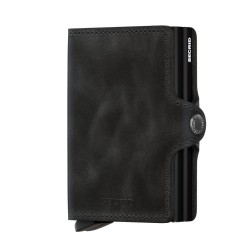 PORTE CARTES TWINWALLET VINTAGE NOIR SECRID