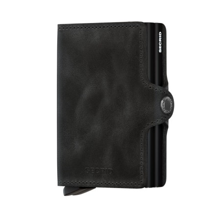 PORTE CARTES TWINWALLET VINTAGE NOIR SECRID